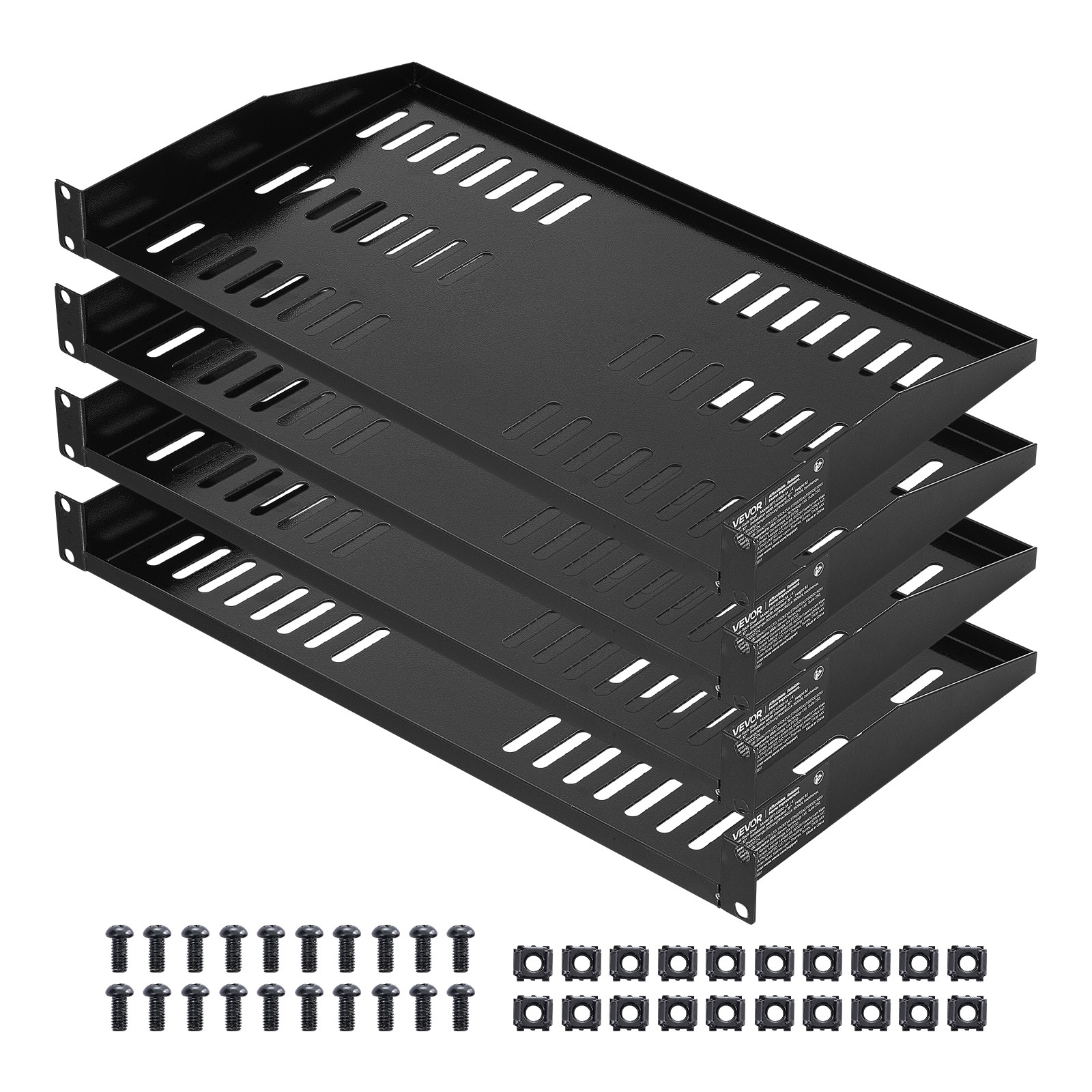 Server Rack Shelf - VEVOR 1U Server Rack Shelf 4