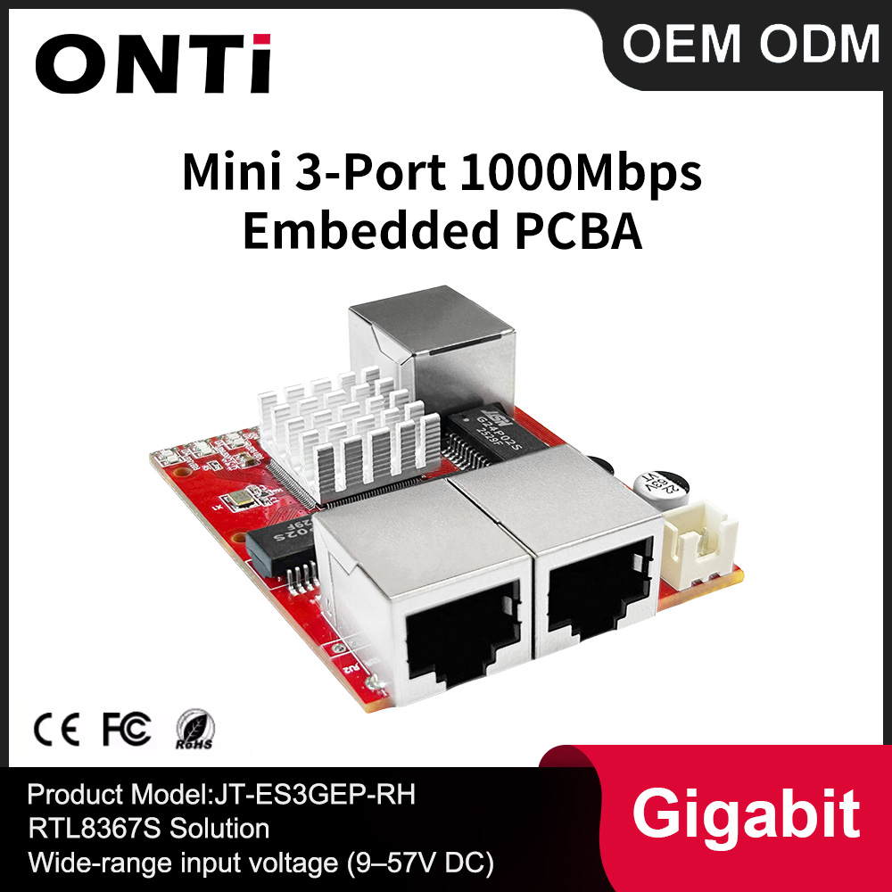 Ethernet Switch 8 Port - ONTi Mini 3/5 ports 10/100/1000Mbps Gigabit
