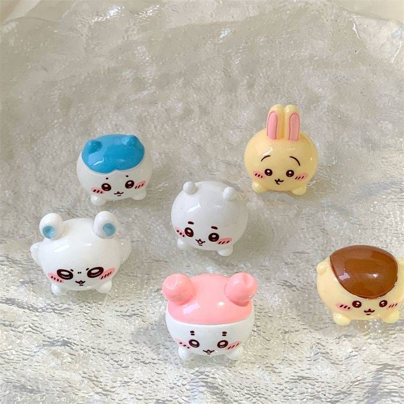 Office Tech - Chiikawa Resin Figures Set Cute Cartoon