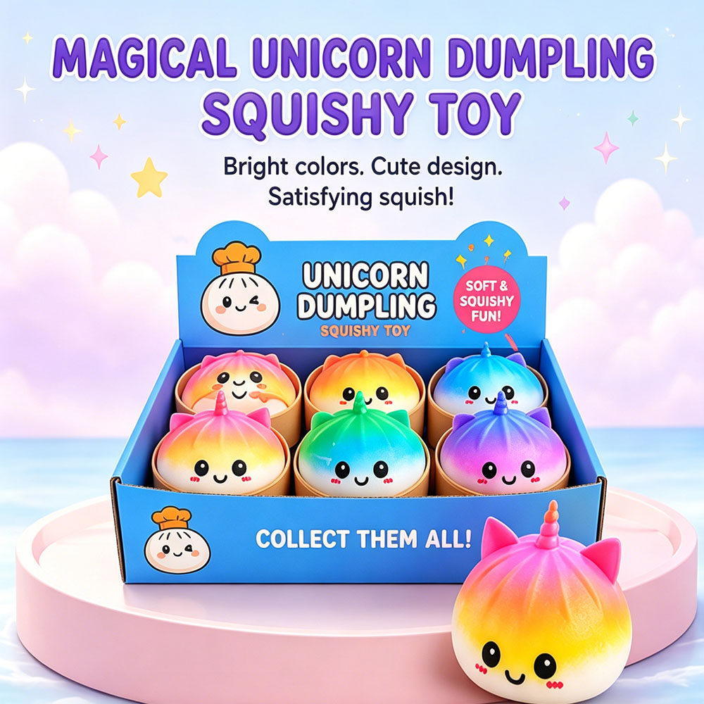 Office Tech - Jumbo Unicorn Bao Bun Squishy Toy
