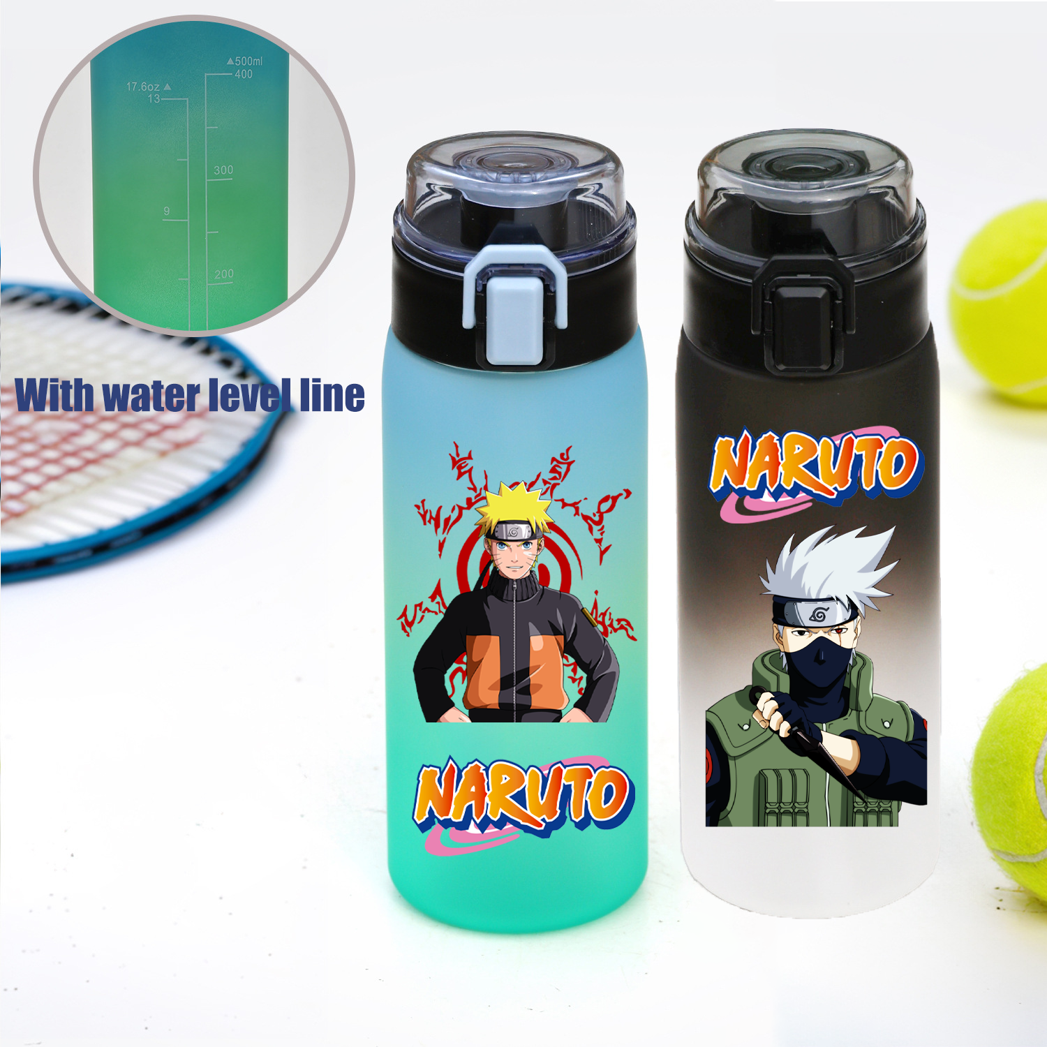 Office Tech - 500ML NARUTO Sports Water Bottle Gradient