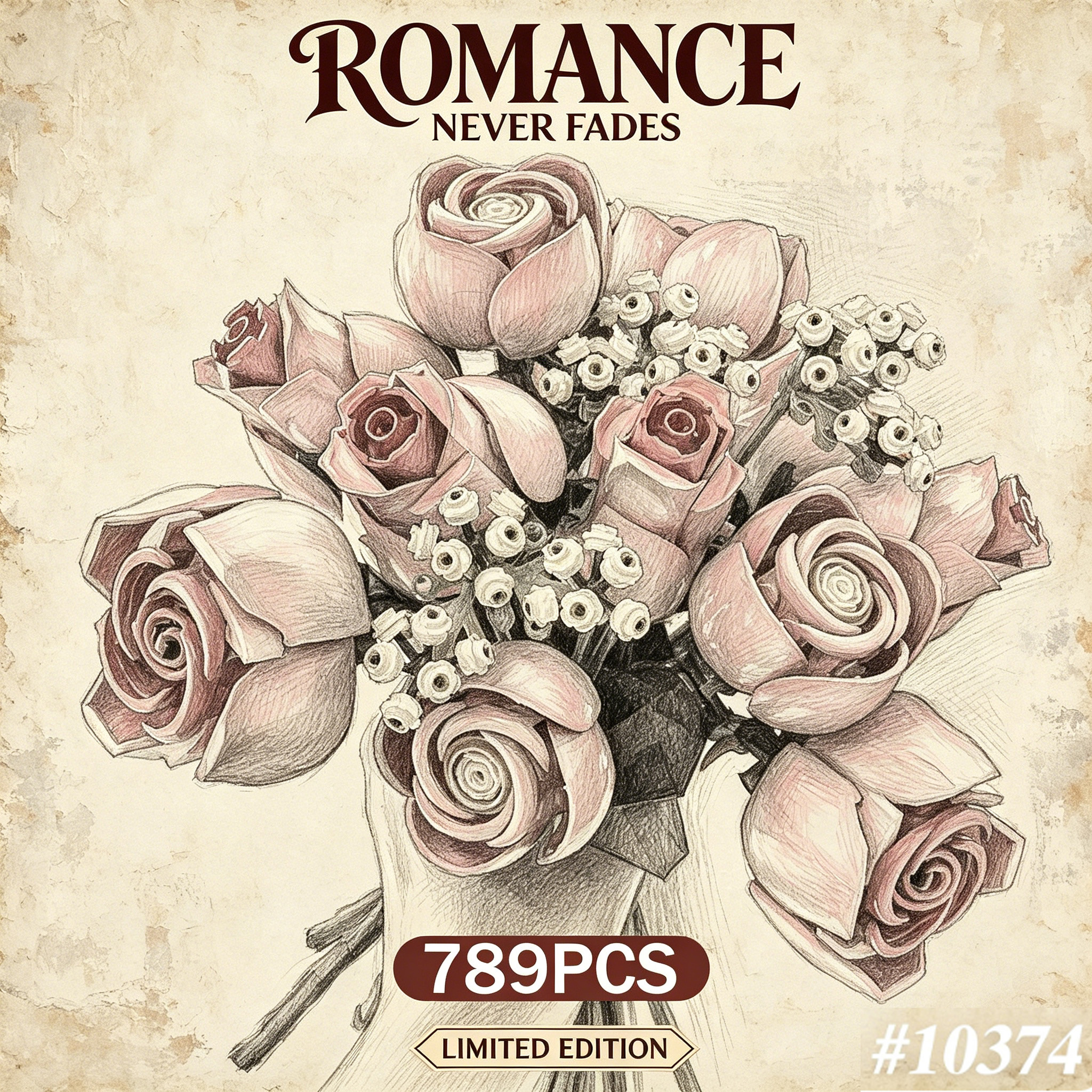 Office Tech - Technology New Romantic Bouquet Pink Rose