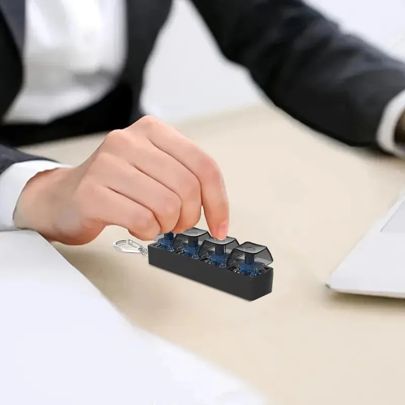 4Keys Finger Button Anti-stres - Office Tech ulasan dan harga