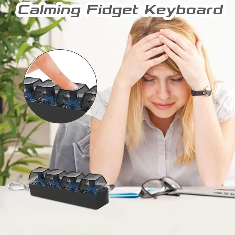 4Keys Finger Button Anti-stres - Office Tech ulasan dan harga