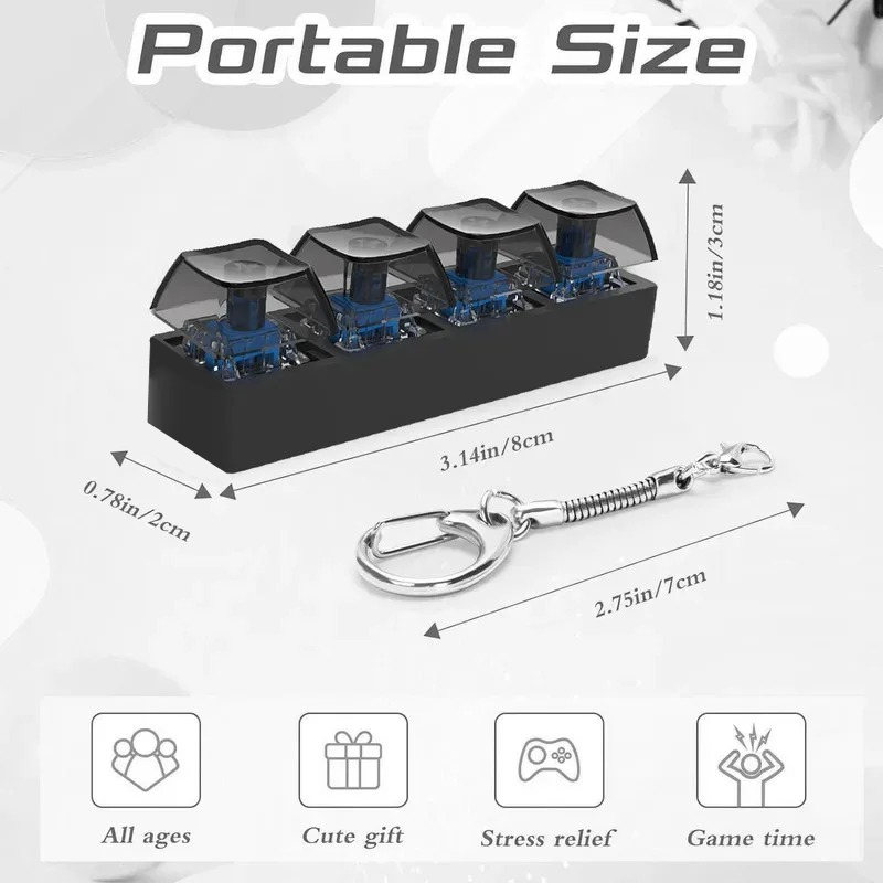 4Keys Finger Button Anti-stres - Office Tech ulasan dan harga