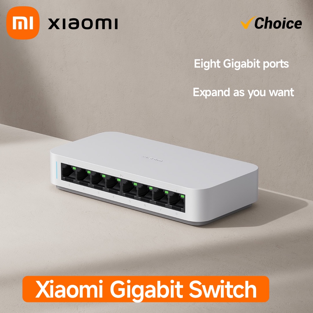 Origina Xiaomi Gigabit Etherne - Ethernet Switch 8 Port ulasan dan harga