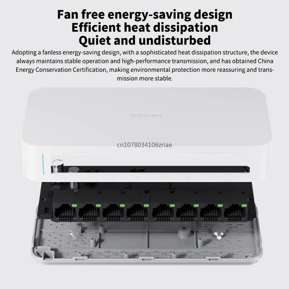 Origina Xiaomi Gigabit Etherne - Ethernet Switch 8 Port ulasan dan harga