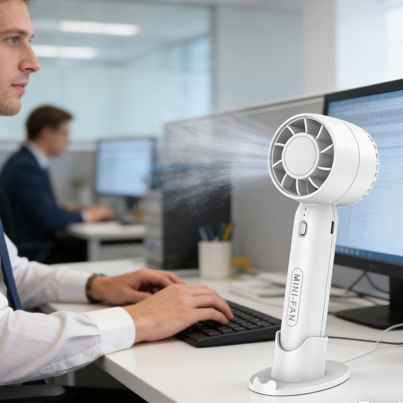 Portable 2 in 1 USB Mini Fan 3 - Office Tech ulasan dan harga