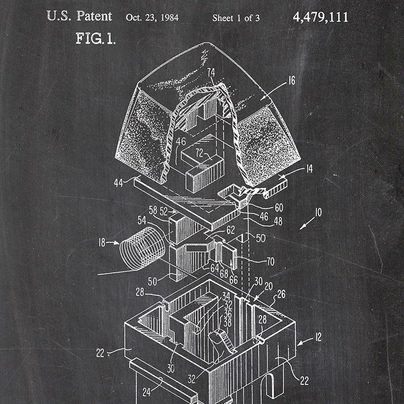 6Pcs Vintage Computer Patent W - Office Print Tech ulasan dan harga