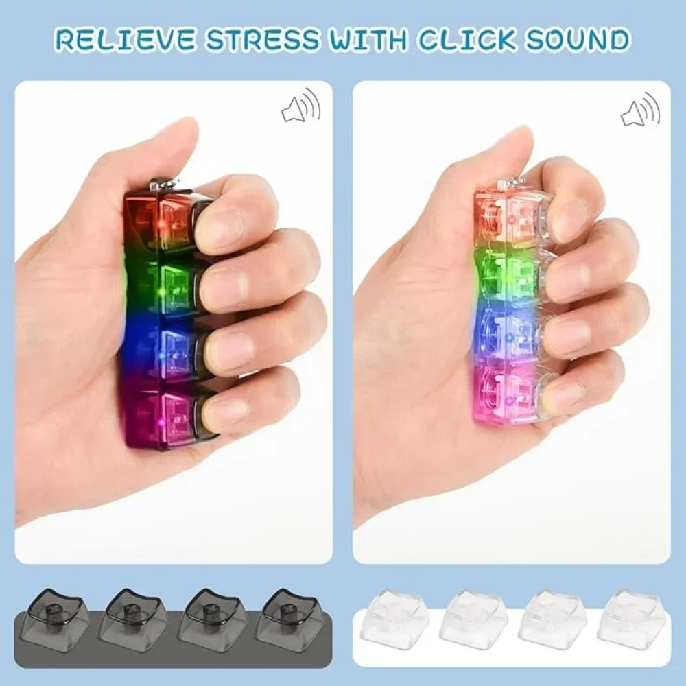 1pcs LED Keyboard Keycap Stres - Office Productivity Tech ulasan dan harga