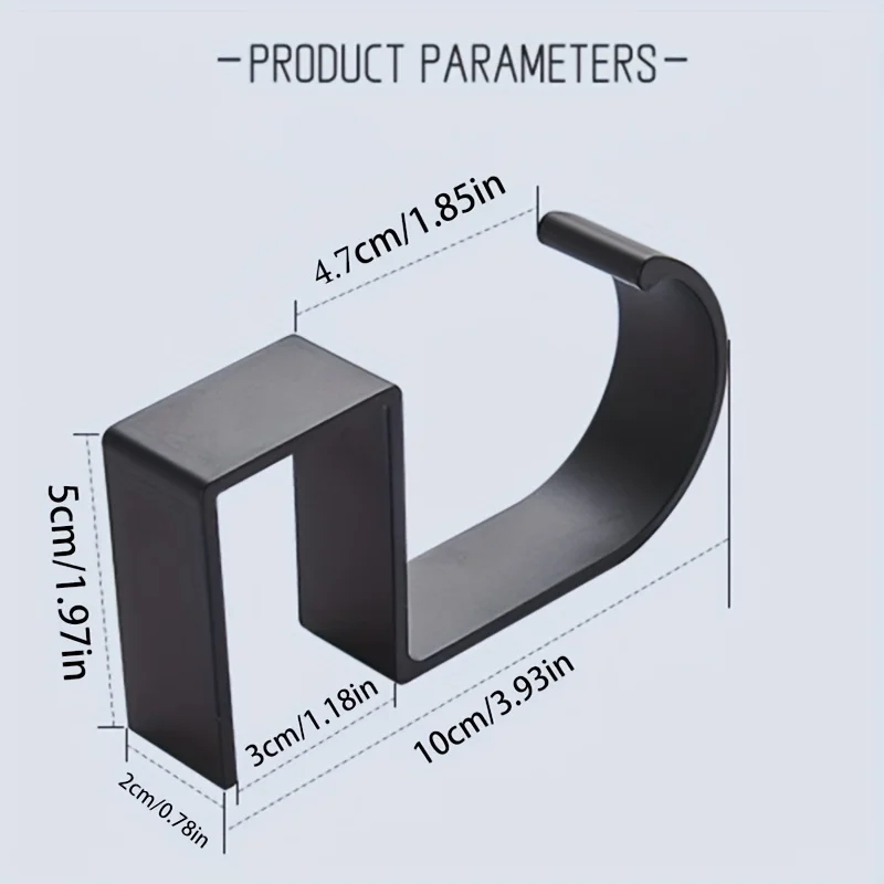 Aluminum Desk Hook Organizer A - Office Tech ulasan dan harga