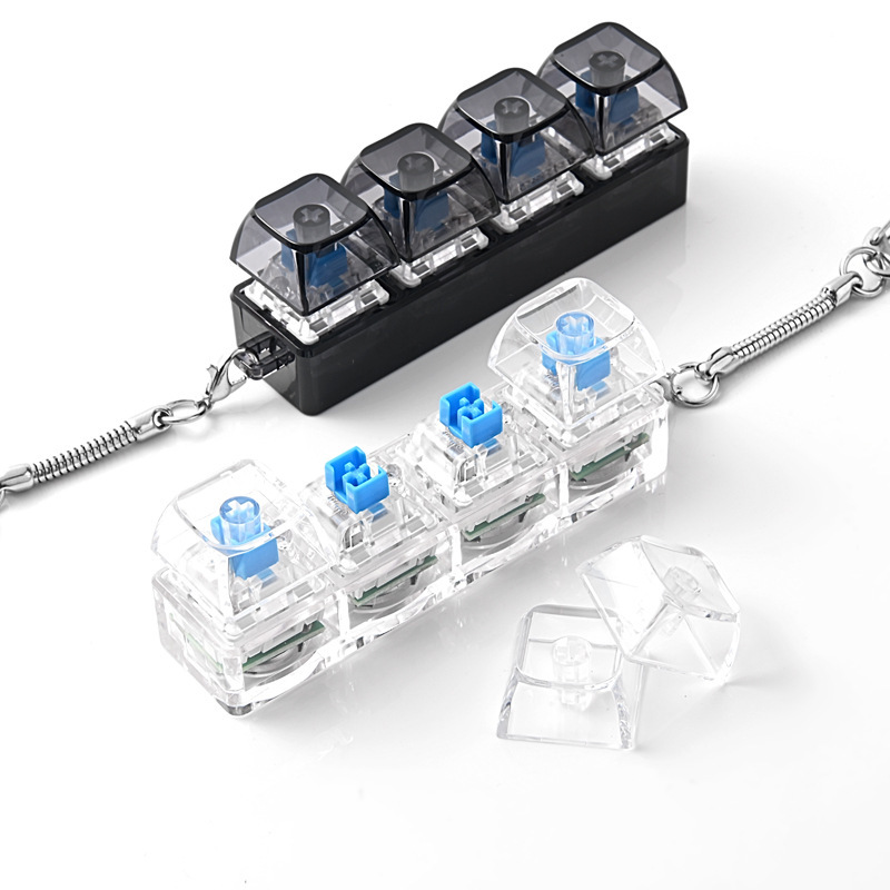 4Keys Mechanical Keyboard Keyc - Office Tech ulasan dan harga