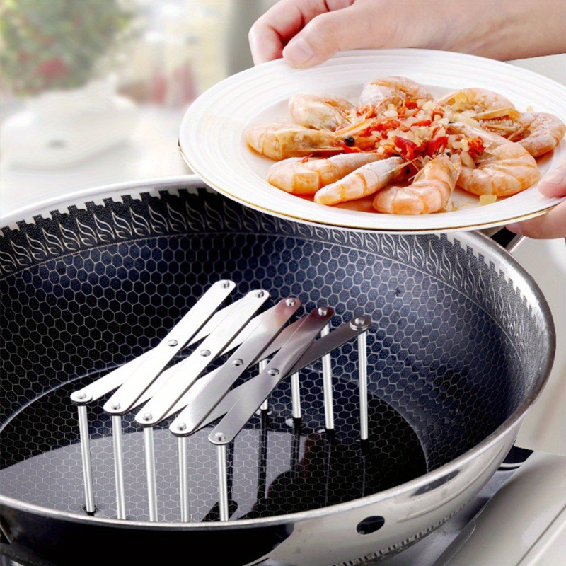 Pot Lid Rack Pan Lid Organizer - Server Rack Shelf ulasan dan harga