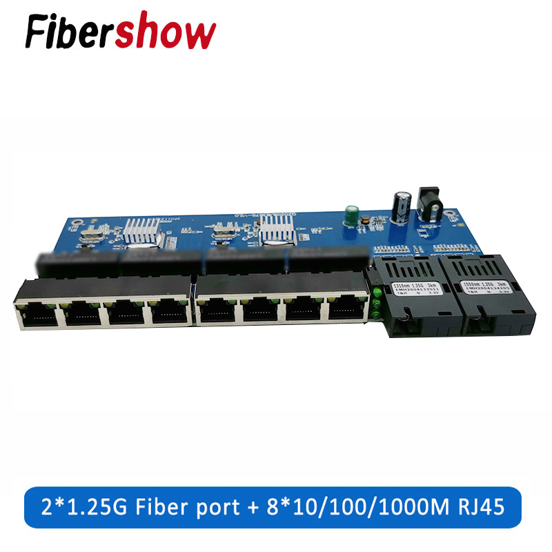 Gigabit Ethernet switch Fiber  - Ethernet Switch 8 Port ulasan dan harga
