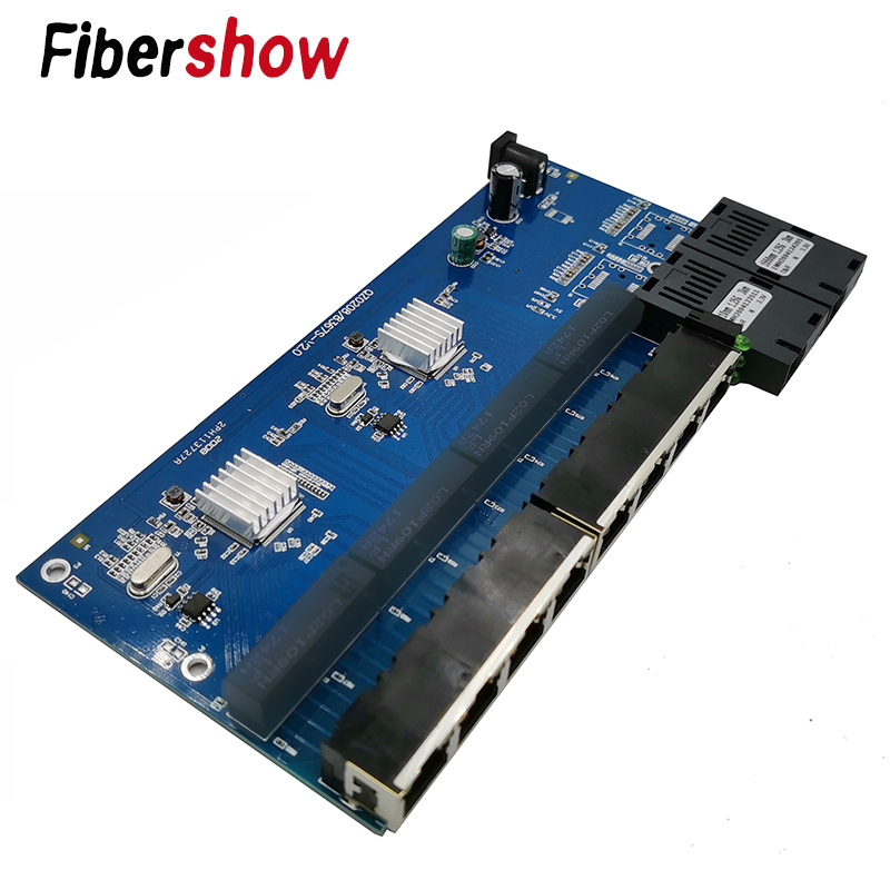 Gigabit Ethernet switch Fiber  - Ethernet Switch 8 Port ulasan dan harga