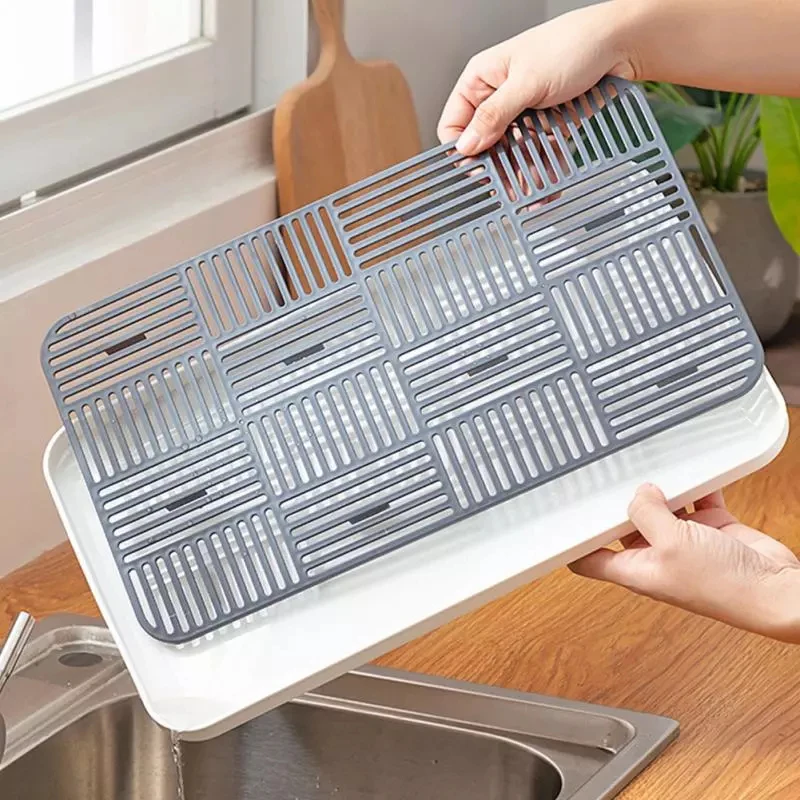 Plastic Drain Rack Dish Cup Dr - Server Rack Shelf ulasan dan harga