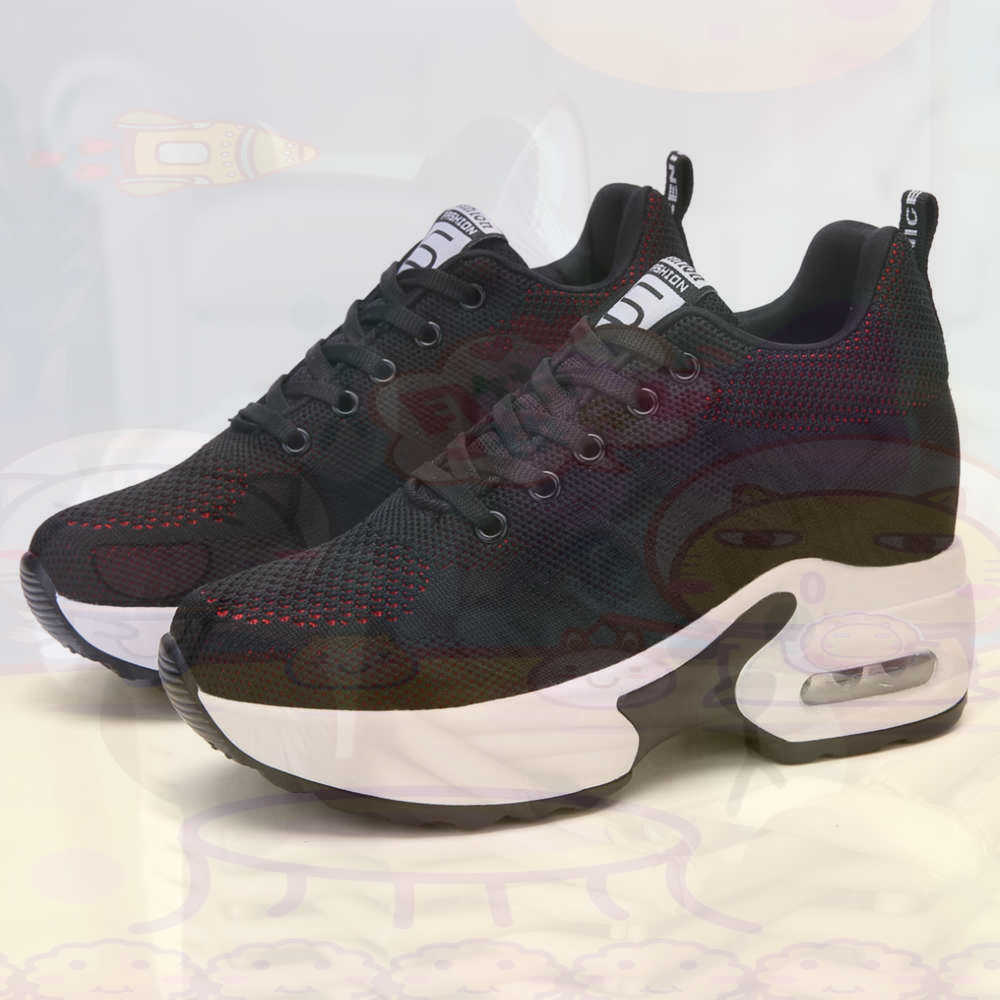 Red Size 36 Shoes Woman Tennis - Office Print Tech ulasan dan harga