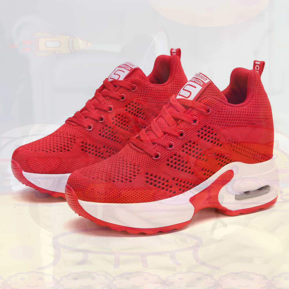 Red Size 36 Shoes Woman Tennis - Office Print Tech ulasan dan harga
