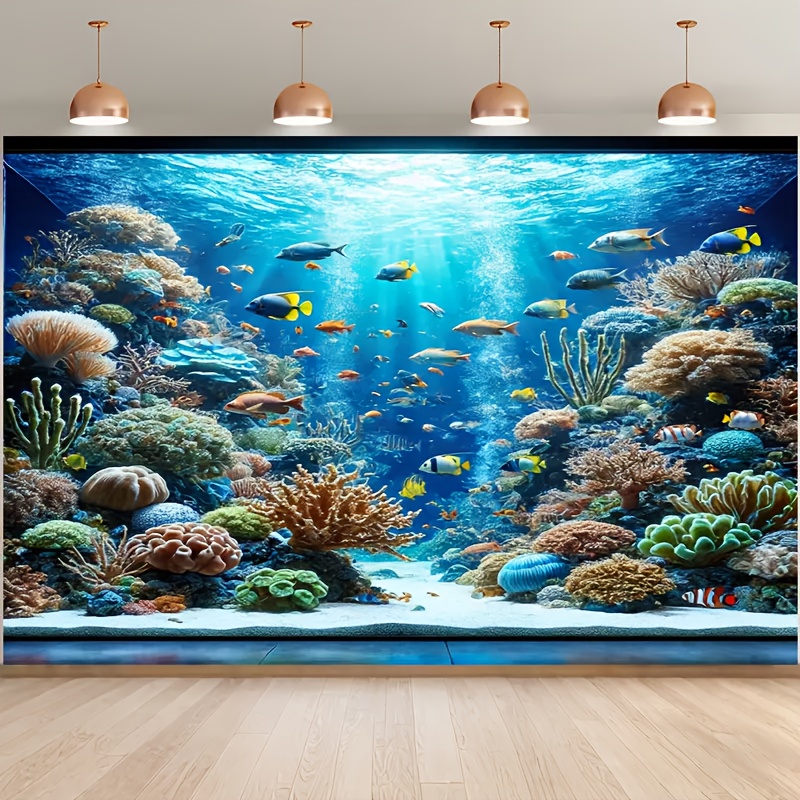 1 Underwater World Photography - Office Tech Background ulasan dan harga