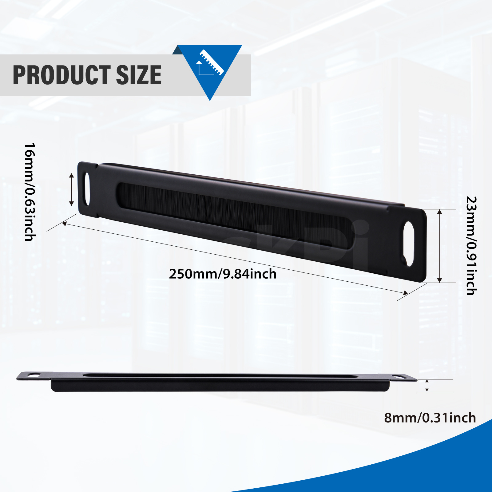 DeskPi 0.5U 10 inch Rack Shelf - Server Rack Shelf ulasan dan harga