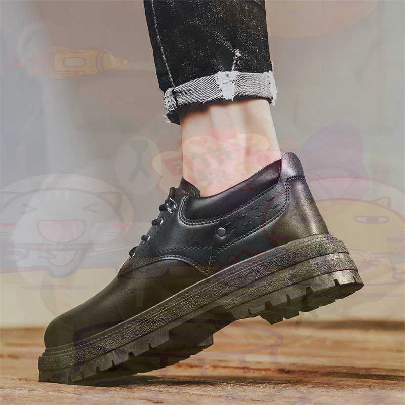Dark Natural Leather Fashion T - Office Print Tech ulasan dan harga