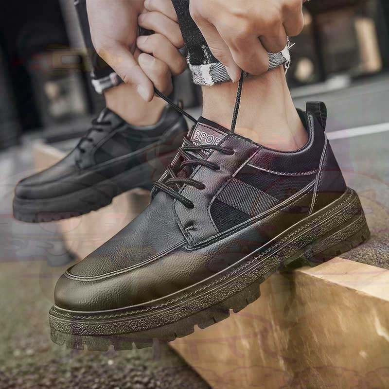 Dark Natural Leather Fashion T - Office Print Tech ulasan dan harga