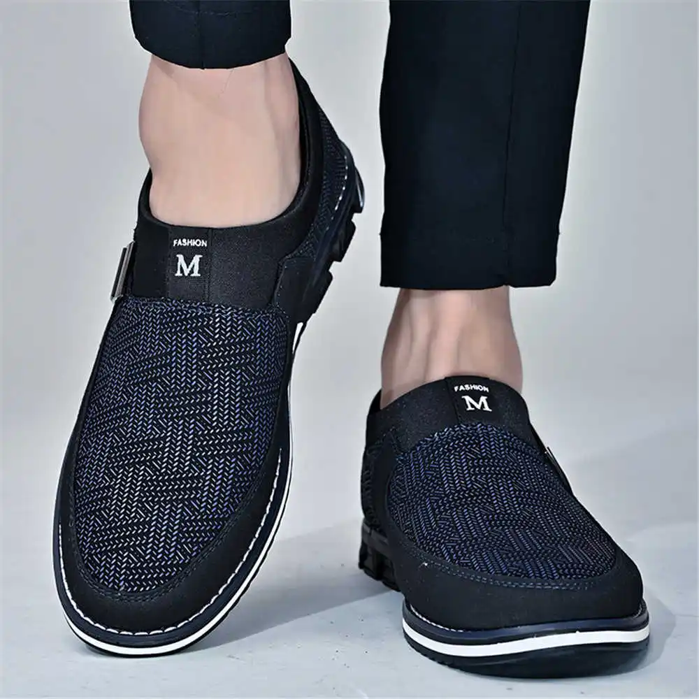 Dark Blue 44-45 Summer Shoes S - Office Print Tech ulasan dan harga