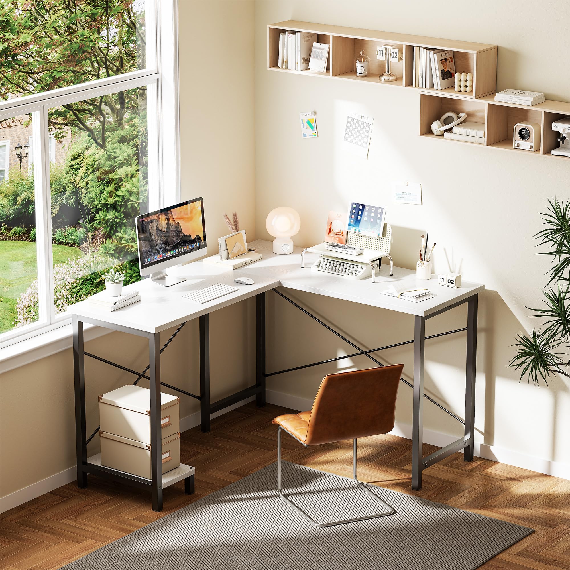 JHK 50 Inch L Shaped Desk Comp - Office Xp ulasan dan harga