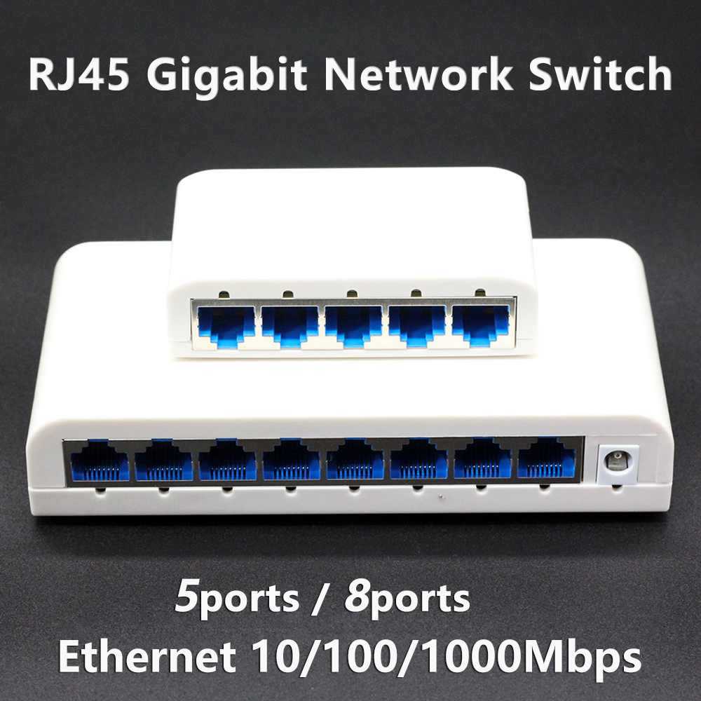 RJ45 5/8 port 10/100/1000Mbps  - Ethernet Switch 8 Port ulasan dan harga