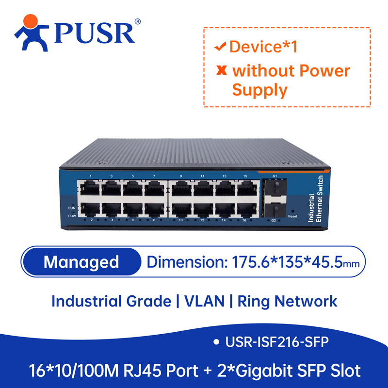 PUSR 2 SFP 8/16 RJ45 Ports Wit - Ethernet Switch 8 Port ulasan dan harga