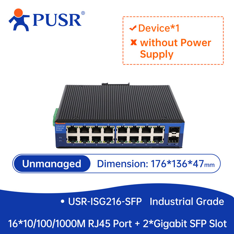 PUSR 2 SFP 8/16 RJ45 Ports Wit - Ethernet Switch 8 Port ulasan dan harga