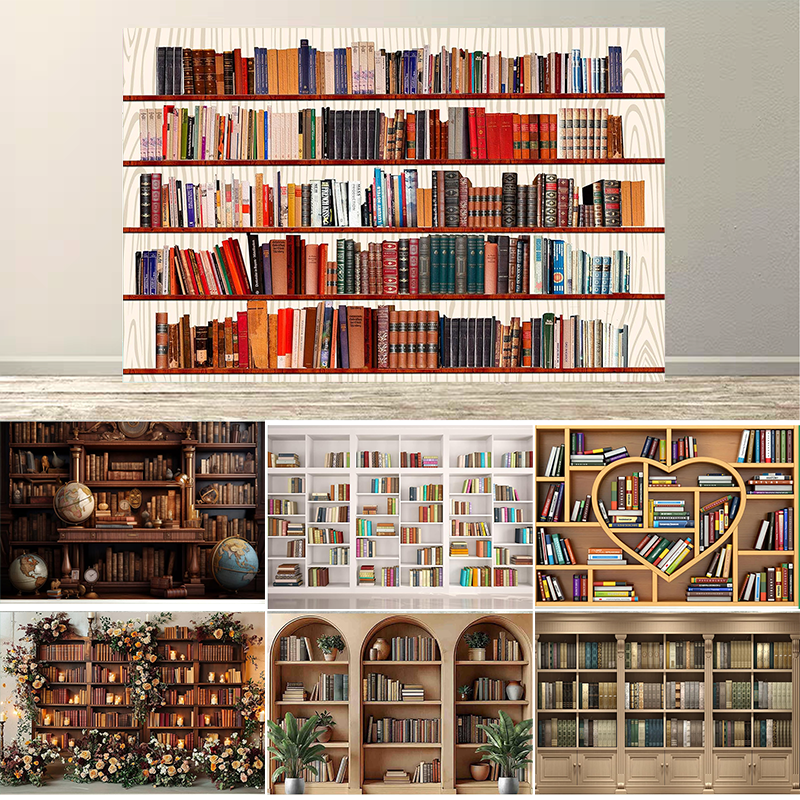 Dewprint Bookshelf Backdrop An - Office Tech Background ulasan dan harga