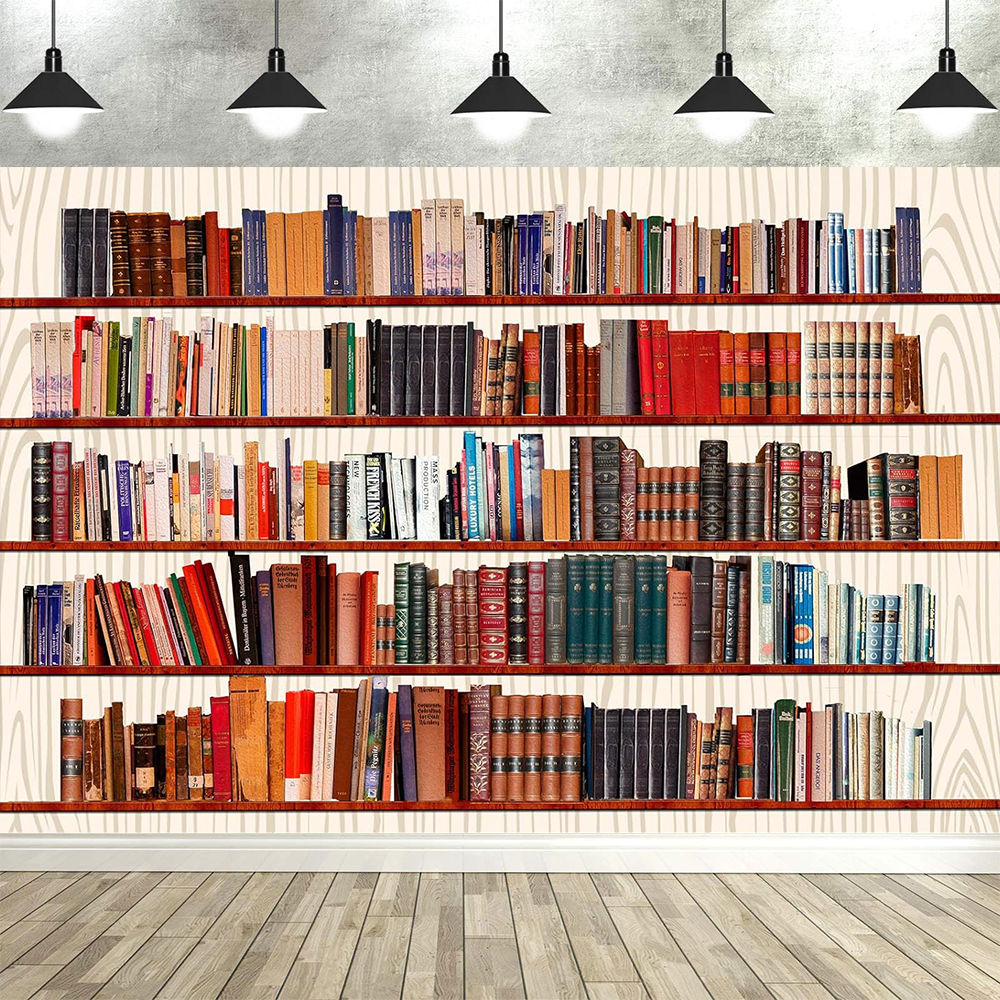 Dewprint Bookshelf Backdrop An - Office Tech Background ulasan dan harga