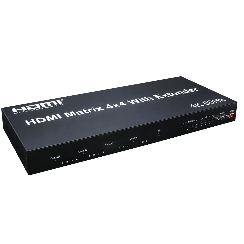 4K 60Hz 4X4 Matrix HDMI2.0 4x4 - Ethernet Switch 8 Port ulasan dan harga