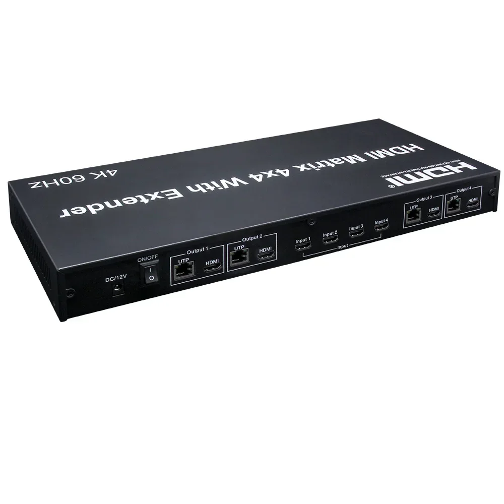 4K 60Hz 4X4 Matrix HDMI2.0 4x4 - Ethernet Switch 8 Port ulasan dan harga