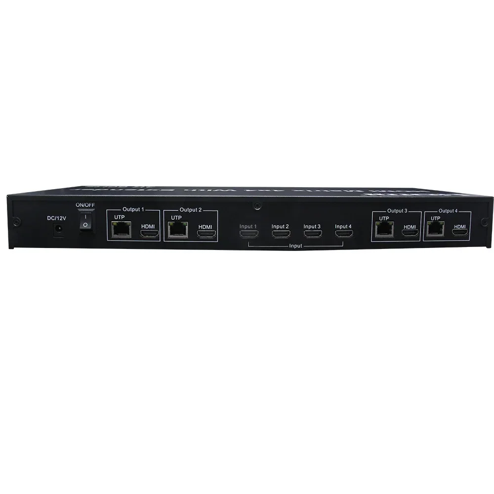 4K 60Hz 4X4 Matrix HDMI2.0 4x4 - Ethernet Switch 8 Port ulasan dan harga
