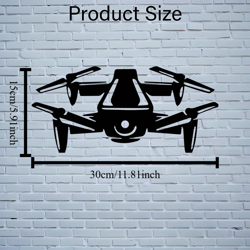 Modern Drone Silhouette Alumin - Office Tech ulasan dan harga