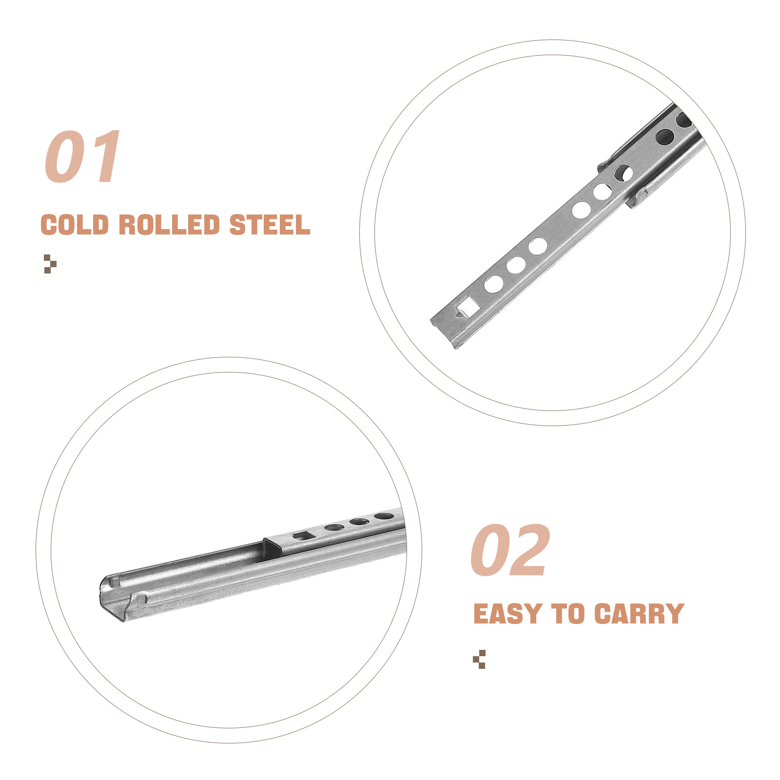 2pcs Detachable Drawer Slides  - Server Rack Shelf ulasan dan harga