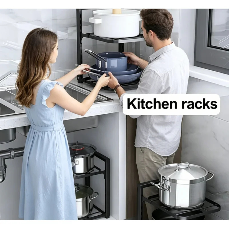 Adjustable Height Under Sink O - Server Rack Shelf ulasan dan harga