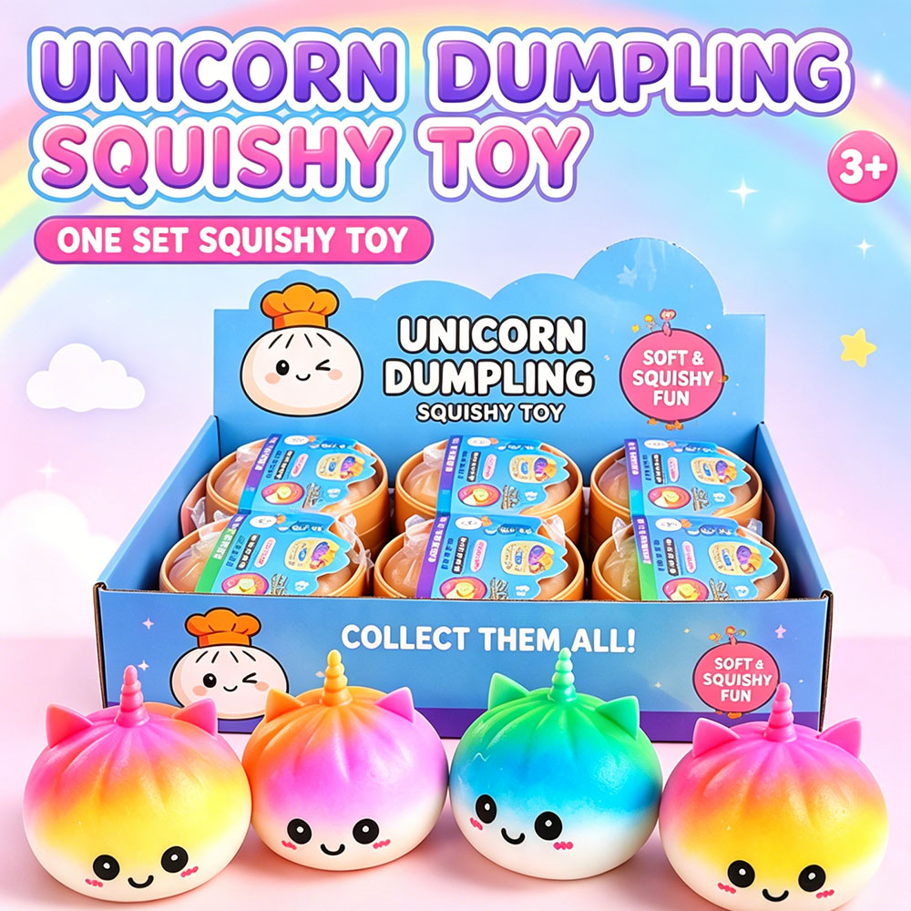 Jumbo Unicorn Bao Bun Squishy  - Office Tech ulasan dan harga