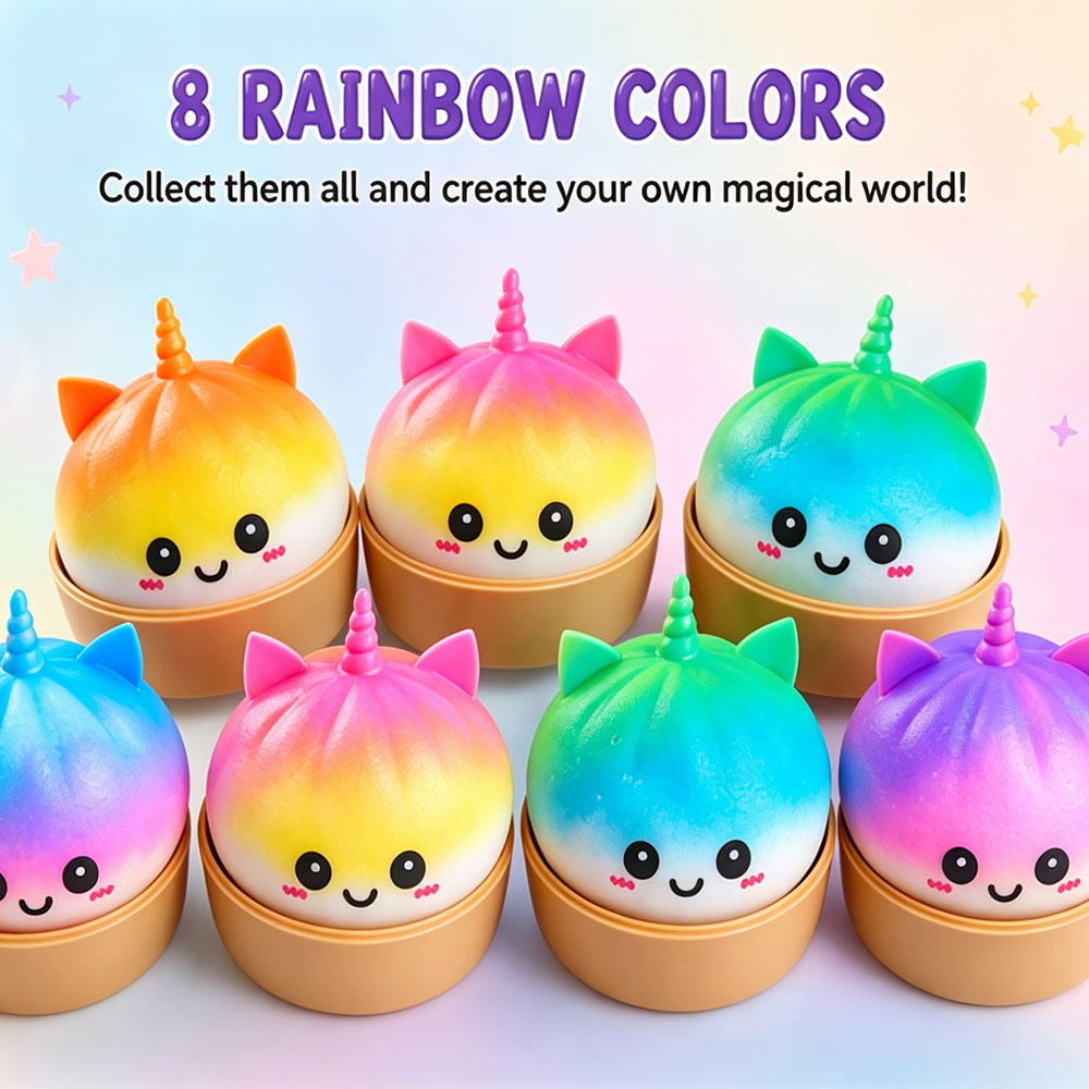 Jumbo Unicorn Bao Bun Squishy  - Office Tech ulasan dan harga
