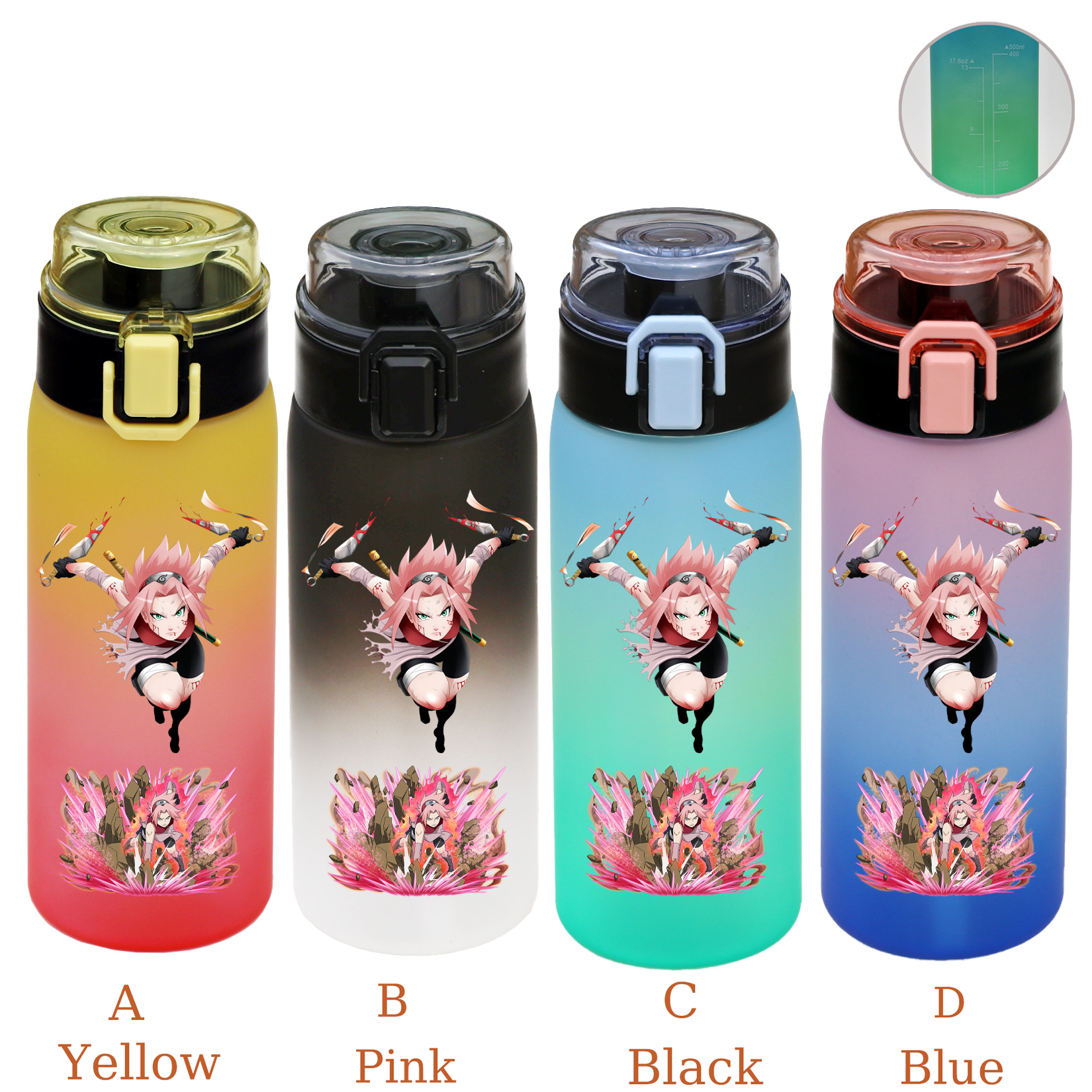 500ML NARUTO Sports Water Bott - Office Tech ulasan dan harga
