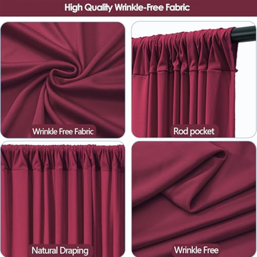 Spandex Wrinkle Free Backdrop  - Office Tech Background ulasan dan harga