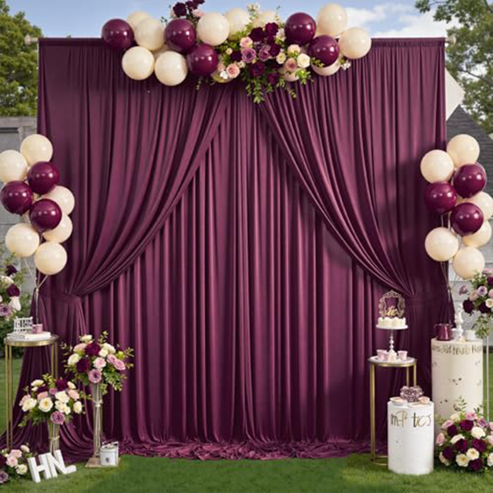 Spandex Wrinkle Free Backdrop  - Office Tech Background ulasan dan harga