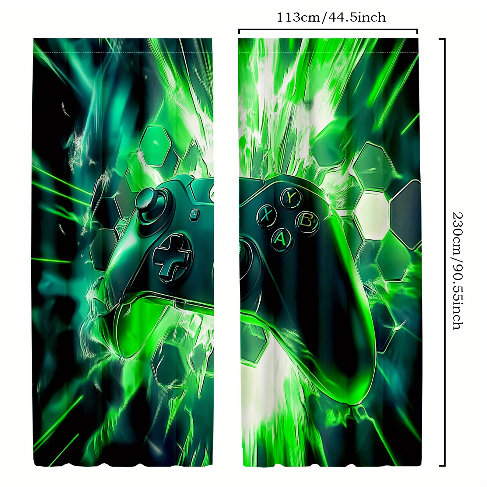 Gaming Controller Curtains Gre - Tech Office Youtube ulasan dan harga