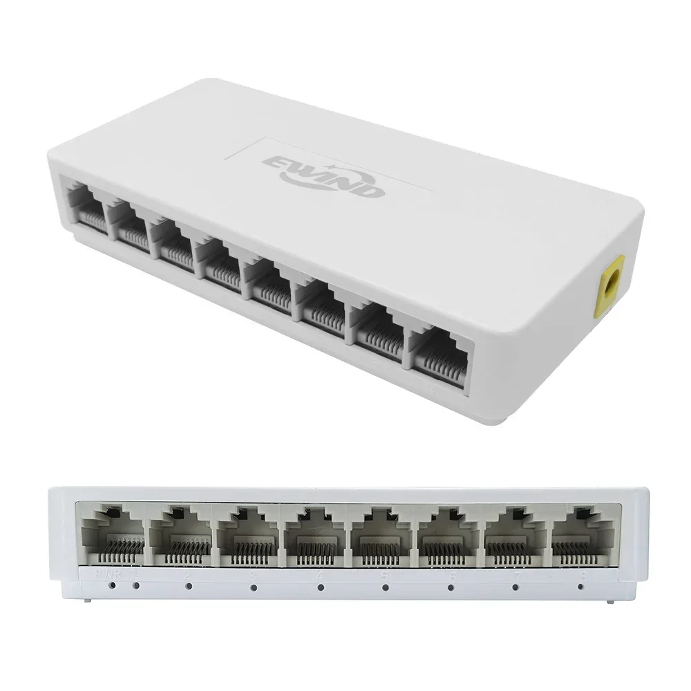 New 10/100/1000Mbps Ethernet S - Ethernet Switch 8 Port ulasan dan harga