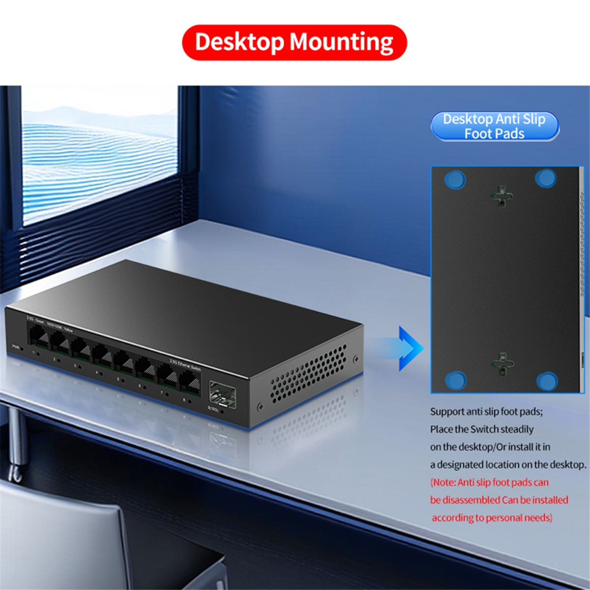 MARQ 2.5Gb 8 Port Network Swit - Ethernet Switch 8 Port ulasan dan harga