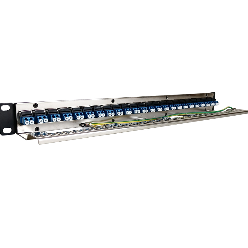 24-Port LC Fiber Optic Patch P - Server Rack Shelf ulasan dan harga