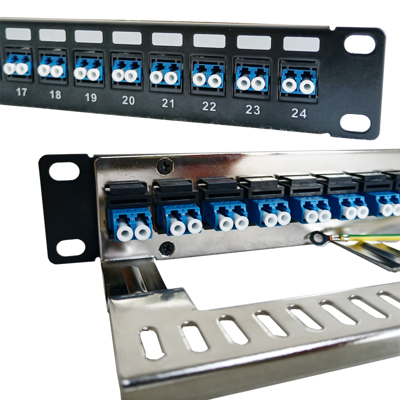 24-Port LC Fiber Optic Patch P - Server Rack Shelf ulasan dan harga