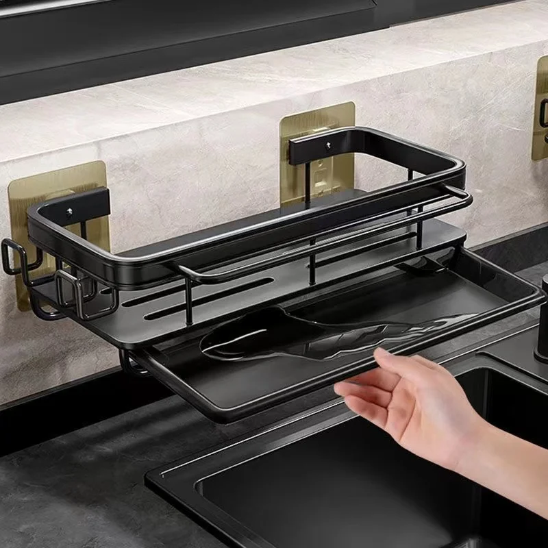 Kitchen Storage Rack Sink Drai - Server Rack Shelf ulasan dan harga